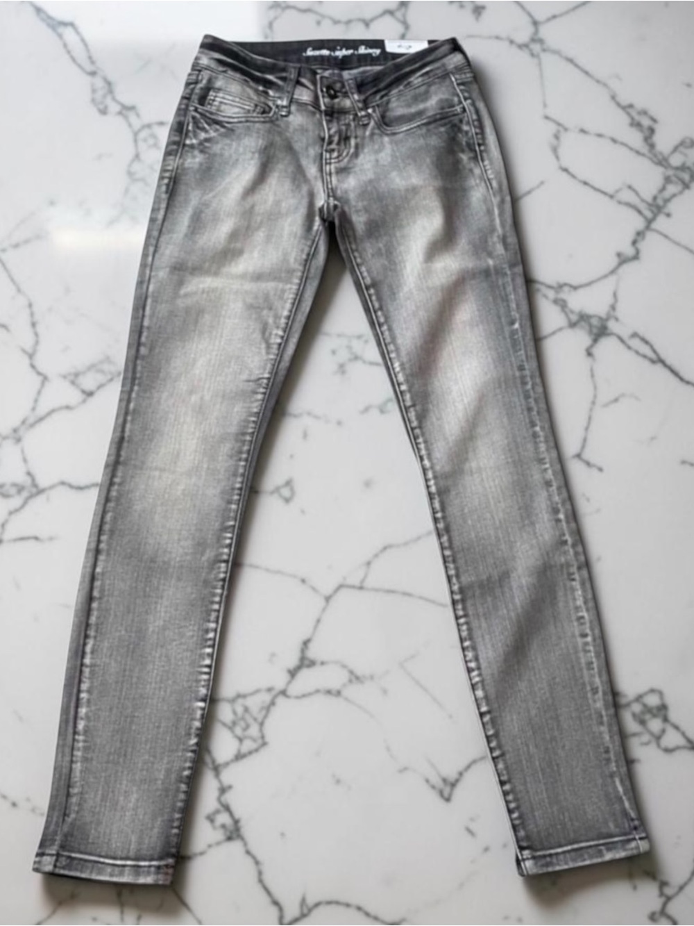 G by Guess Suzette Super Skinny Black Asphalt Wash Jeans